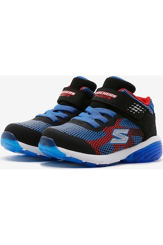 Skechers Rapid Charge - Movrux Küçük Erkek Çocuk Siyah Işıklı Bot 402032n Bkrb Siyah