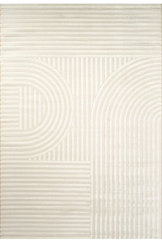 Premium Bej Halı Modern Dokuma, Yumuşak Dokulu Ve Kolay Temizlenebilir Tasarım Krem