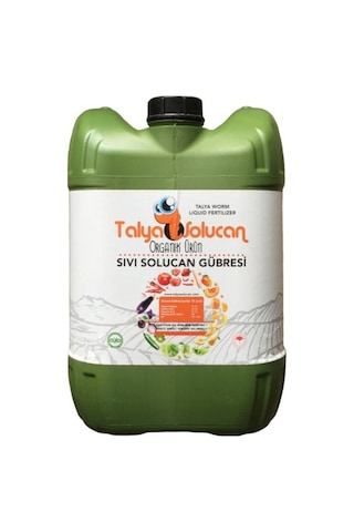 Organik Solucan Gübresi Sıvı Sebze Meyve Ve Süs Bitkileri 20 L.