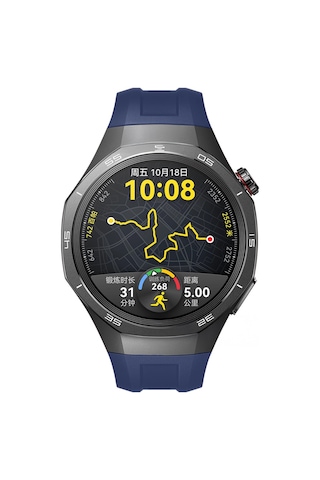 Huawei Watch Gt5 Pro 46mm İle Tam Uyumlu Kordon Metal Tokalı Yumuşak Silikon Kordon Kayış