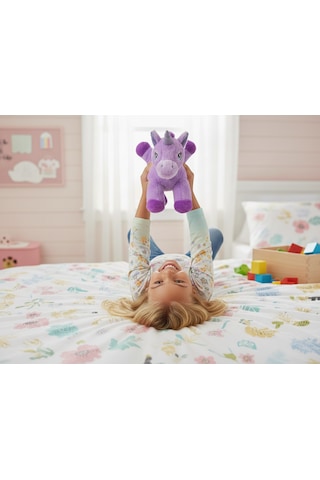 Merty Avm Premium Kalite Peluş Unicorn Tek Boynuzlu At - Dolgun Yapılı Hediye Oyuncak Mor