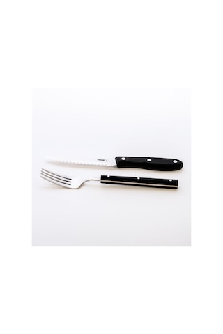 Pirge Steak Biftek Bıçağı & Çatal Seti 12cm 41085