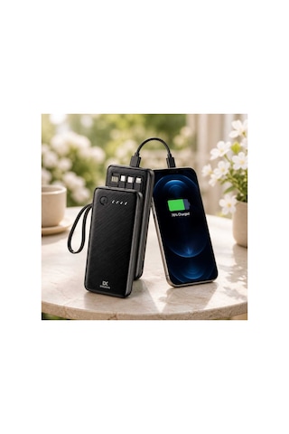 10000 Mah Powerbank Siyah