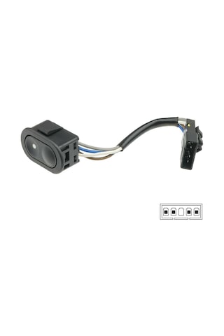 Opel Vectra A Kasa Arka Cam Düğmesi Anahtarı 1988-1996