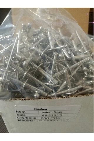 Albafix 4.8x20.5x16 Geniş Kafa Yarık Perçin 250 Adet
