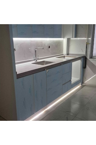Köşe Led Profil Kanal Alüminyum 1mt. Sıva Üstü Eloksallı 18x18mm Opak Şeffaf Pleksi Kapaklı Yan Kapak Tutucu Şerit Aydınlatma 8987 86223079