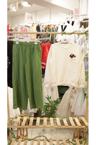 Xo Kids Kız Çocuk 2li Kombin Takım 8-14 Yaş Set0393 Yeşil