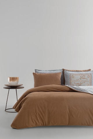 Yataş Charme Ely Çift Kişilik Kadife Saten Nevresim Takımı - Camel Camel