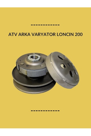 Atv Loncin 200 Arka Varyatör Cvt Debriyaj Kasnak Komple Set