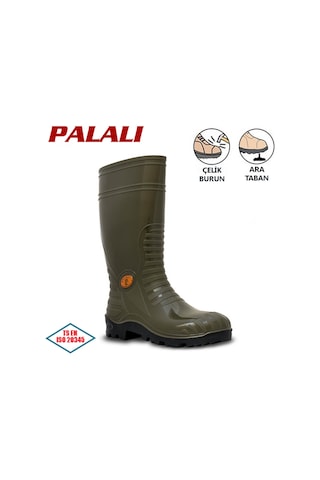 Palalı Çelik Burunlu Çizme (341068426)