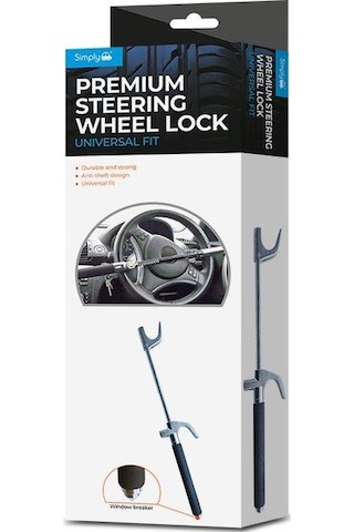 Simply Brands Premium Araba Direksiyon Kilidi