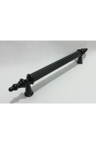 Tuana Rustik Mat Siyah Çekmece Dolap Mutfak Kulp 160 Mm