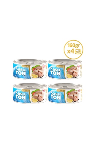 Sasu Blue Klasik Ton Balığı İri Parça 4 x 160 G