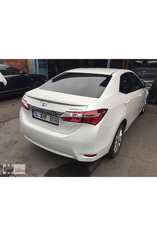 Toyota Corolla Uyumlu Bagaj Üstü Spoiler Boyalı Boyasız 2013 - 2018 Boyalı 040 Kar Beyazi