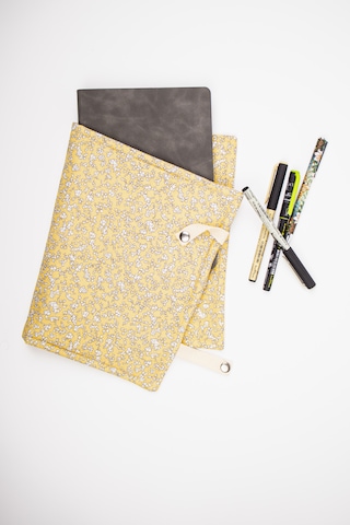 A5 Kitap Kılıfı Kumaş Defter Kılıfı, Çıtçıtlı Organizer Kılıf