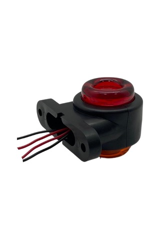 12v-24v Takoz Lambası Mini 12 Ledli Kırmızı-turuncu