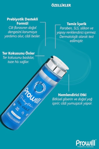 Prowill Okaliptus Probiyotikli Duş Jeli 300 ML