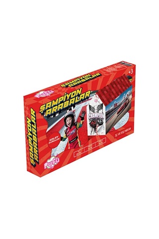 Pufu Toys Şampiyon Arabalar Çadır 04042 Çok Renkli