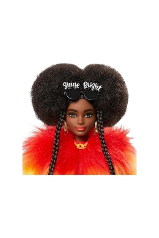 Barbie Extra Gökkuşağı Renkli Ceketli Bebek Köpek Figürü