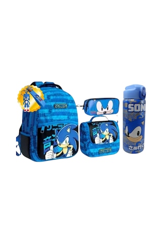 Lisanslı Okul Çantası , Beslenme Çantası , Kalem Çantası - Çelik Matara 500 Ml MAvi
