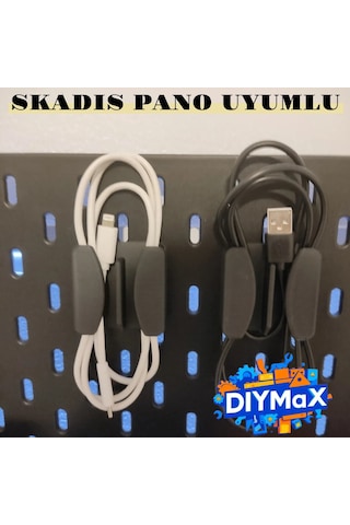 Skadıs Kablo Tutucu,usb Ve Şarj Kalbo Düzenleyici 3 Adet
