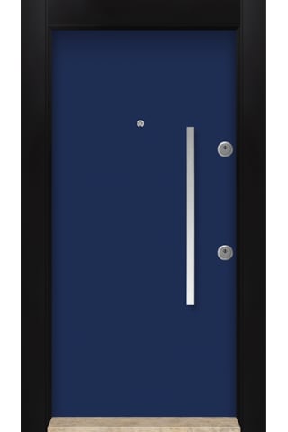 MONO ÇELİK KAPI  MN-6035 SOL MAVİ Dış İklim Kapısı