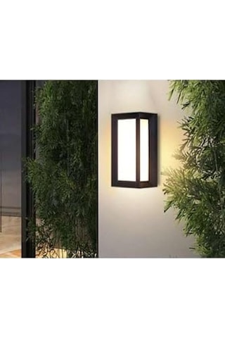 Aydınlatması Led Işık 25cm 12w Beyaz Işık 6500k Zita Ultra Bahçe Duvar Aplik Su Geçirmez Diğer