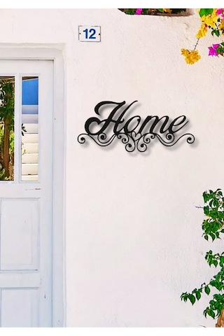 Home Yazısı Metal Duvar Dekoru