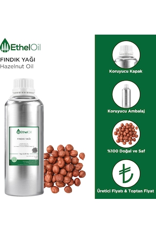 Etheloil Fındık Sabit Yağı 1 KG