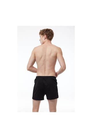 Malabadi Erkek Siyah Geniş Kalıp %100 Pamuk Boxer M24 Siyah