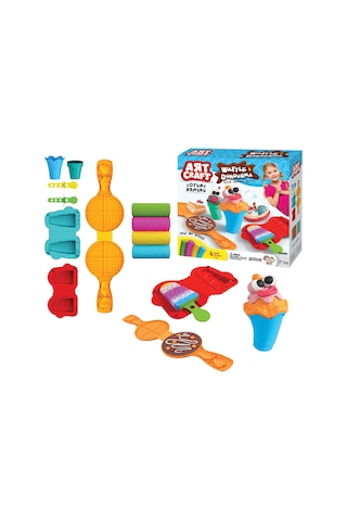 Art Craft Waffle Ve Dondurma Oyun Hamuru Seti 200 G