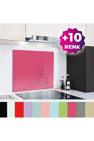 Decorıta Cam Ocak Arkası Koruyucu | Düz Renk