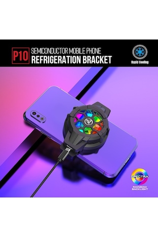 Didadodo Hxsj P10 Mobil Soğutucu - Hızlı Isı Dağıtım, 4200 Rpm Fan, Geniş Uyumluluk