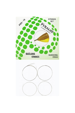 Pyramid 0.18 Saz Teli Kısa Sap Profesyonel Bağlama Teli Tezene Ve Köprü Hediyeli - 86941965641