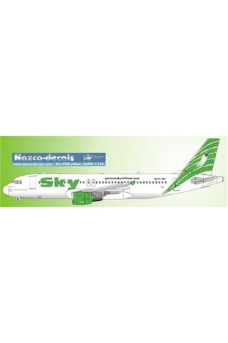 Nazca Decals Sky007 1/144 Ölçek, Sky A320 Green
