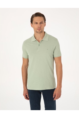 Pierre Cardin Erkek Çağla Tişört Basic 50325323-vr016 Yeşil
