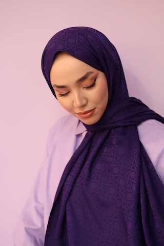 Silk Home Deluxe Şal - Mor - Mor