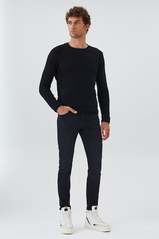 Lee Cooper Holden Erkek O Yaka Kazak Siyah-15458 Siyah