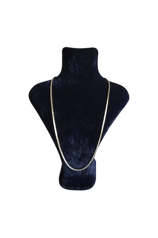 Slowshe 14 K Gold Kaplama Arpa Vıp Kolye Zincir Uzunluğu: 45 Cm altın