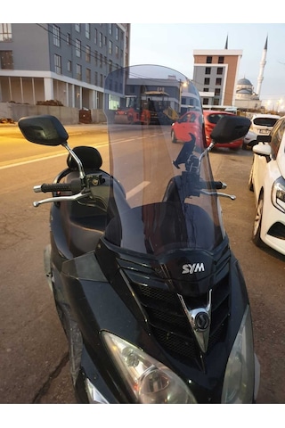 Motocam Sym Joyride 200 Ön Cam 2009-2018 Model 53cm Füme Renkli 4mm