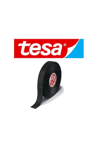Tesa Tüylü Bez Bant Yanmaz Kumaş Kablo İzolasyon Bandı 1 Adet 5 Metre