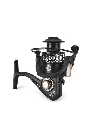 Gajeena Kömürcü Gönüllü Metal Ağ İskeleti Siyah Spinning Makinesi 2000 Tipi - 13+1 Tekerlekli 5.2:1 Dişli Oranı Balık Tutma Aleti