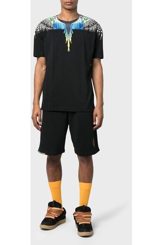 Marcelo Burlon Erkek T Shirt Cmaa018s23jer0061009 Siyah
