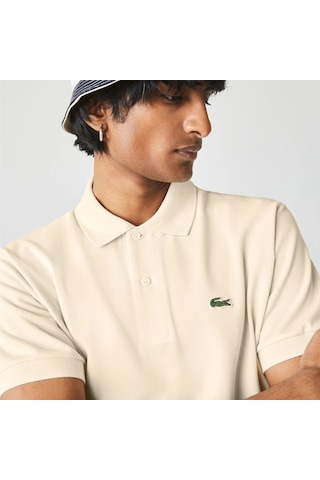 Lacoste Erkek Klasik Pike Kumaş Polo T-shirt Füme