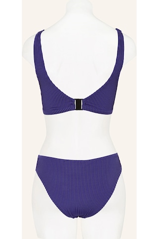 Cafe Du Cycliste Jasmın Çizgili Bustier Bikini Takımı Mor