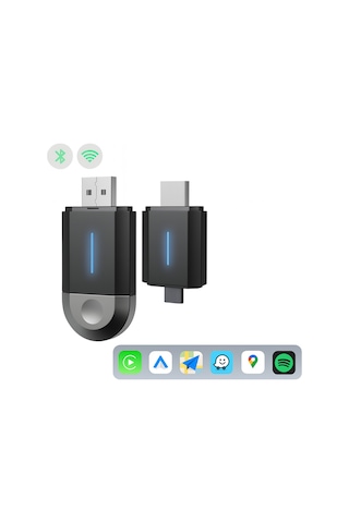 Kablosuz Carplay Android Auto Dönüştürücü Usb Tak-çalıştır Cihaz Tüm Araçlarla Uyumlu Diğer