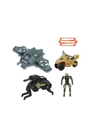 Mc Robowar Scuba Motor Dörtlü Asker Seti