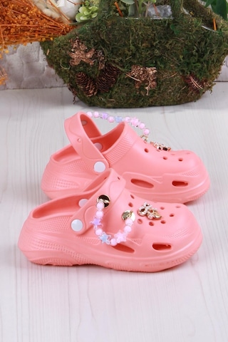 Fort Clx 6990 Plaj Deniz Havuz Terliği Hafif Rahat Esnek Kız Çocuk Terlik Turuncu