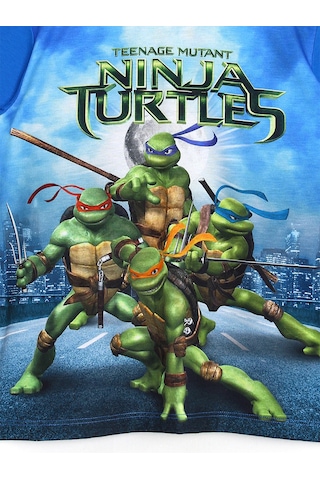 Ninja Turtles Ninja Kaplumbağalar 3D Baskı Kısa Kollu Yazlık Erkek Çocuk T-Shirt