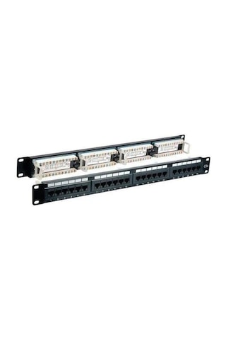 Pg 1u 24port Cat6 Utp Dolu Patch Panel Pg-24-d